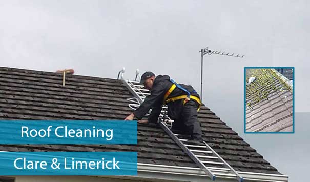 Roof Cleaner in Ennis, Clare and Limerick City